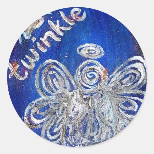 Rond Sticker Twinkle Angel (Devant)
