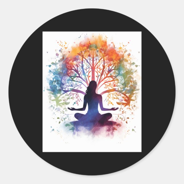 Rond Sticker Uni Yoga 3 (Devant)