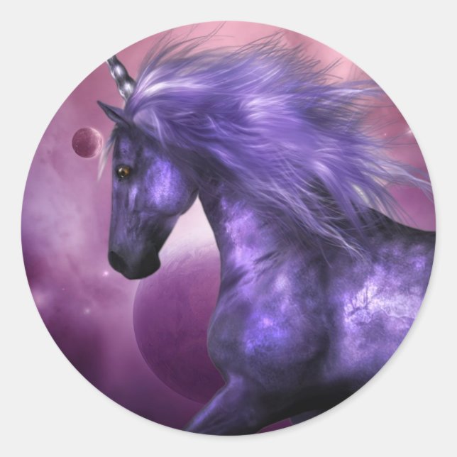 Rond Sticker Unicorn (Devant)
