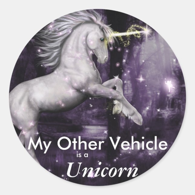 Rond Sticker Unicorn (Devant)