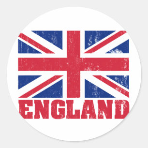 Rond Sticker Union Jack British Flag