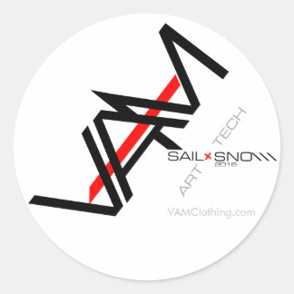 Rond Sticker VAM Sport Design
