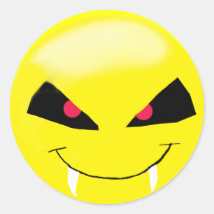 Rond Sticker Vampire