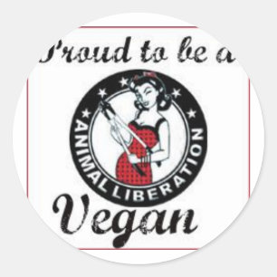 Rond Sticker Vegan