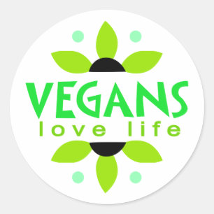 Rond Sticker Vegan