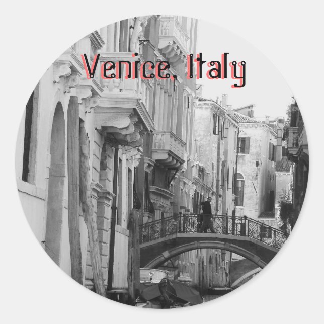 Rond sticker Venice, Italie (Devant)