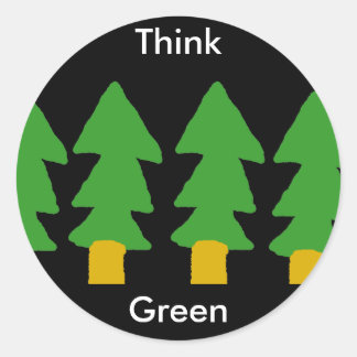Rond Sticker vert