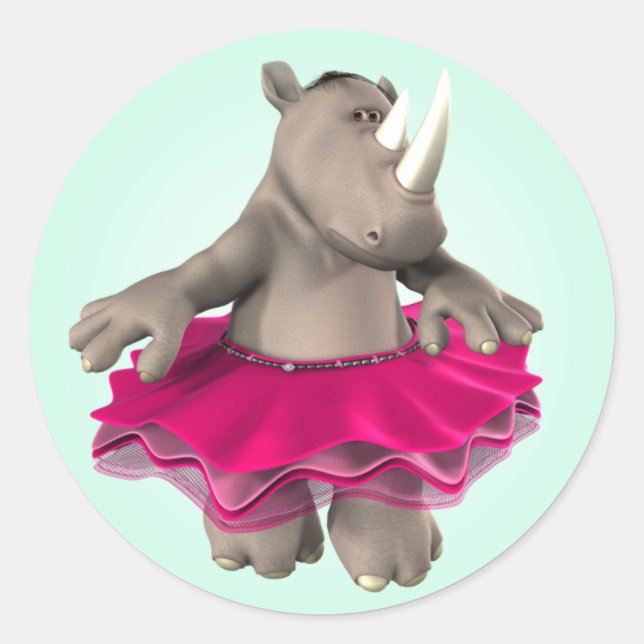 Rond Sticker vert Rhino (Devant)