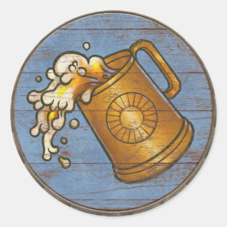 Rond Sticker Viking Shield - Tankard