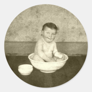 Rond Sticker Vintage des années 1890