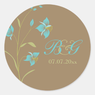 Rond Sticker vintage Lily