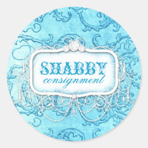 Rond Sticker Vintage Shabby GC