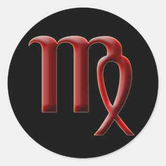Rond Sticker Virgo #2