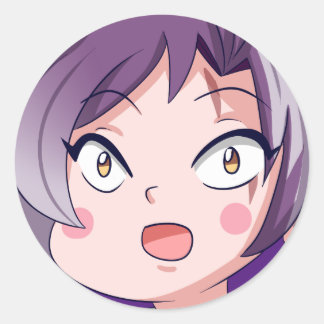 Rond Sticker Visage Valk Pikachu