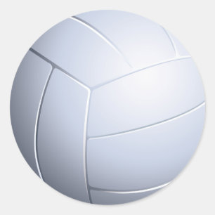 Rond Sticker Volleyball
