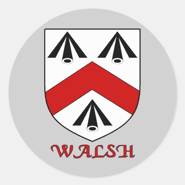 Rond Sticker Walsh Falimy Shield (Devant)