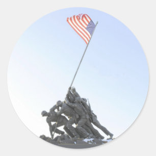 Rond sticker War Memorial