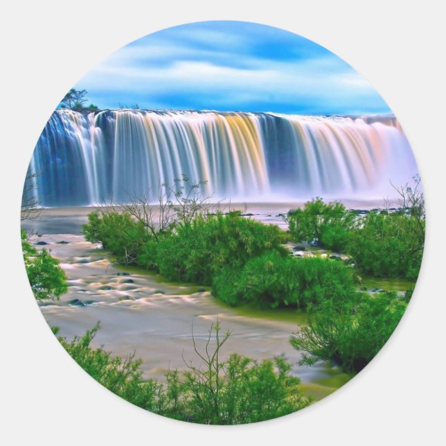 Rond Sticker WaterFall (Devant)