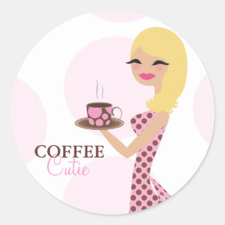 Rond Sticker Wavy 311 Café Blonde