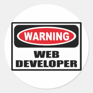 Rond Sticker WEB DEVELOPER