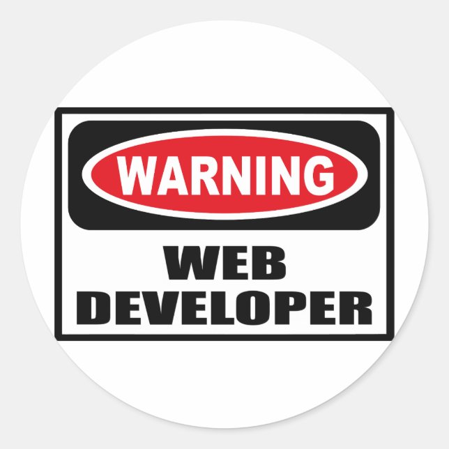 Rond Sticker WEB DEVELOPER (Devant)
