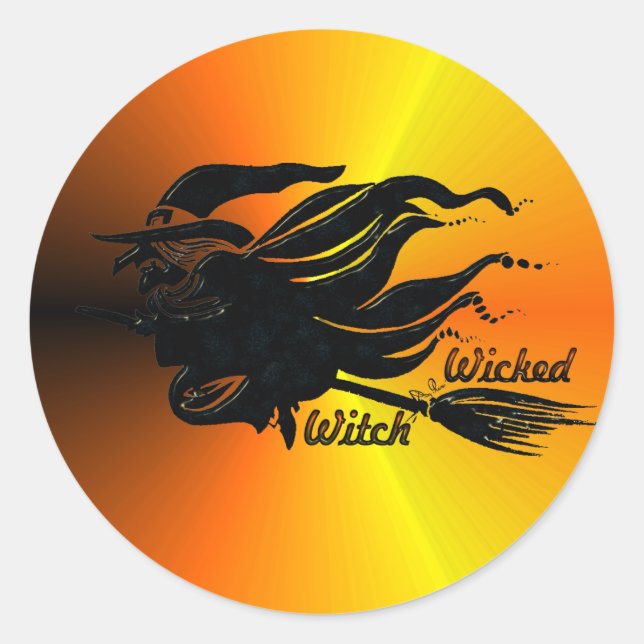 Rond Sticker Wicked Witch (Devant)