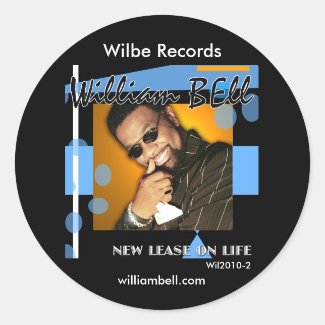Rond Sticker William Bell New Lease Cover Wil2010-2 (Devant)