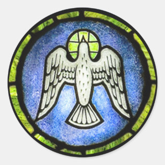 Rond Sticker WIndow de Peace Dove