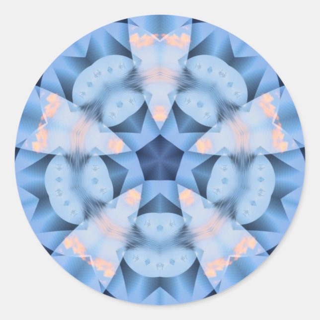 Rond Sticker WinterBlues (Devant)