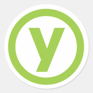 Rond Sticker Yubico Circle "Y"