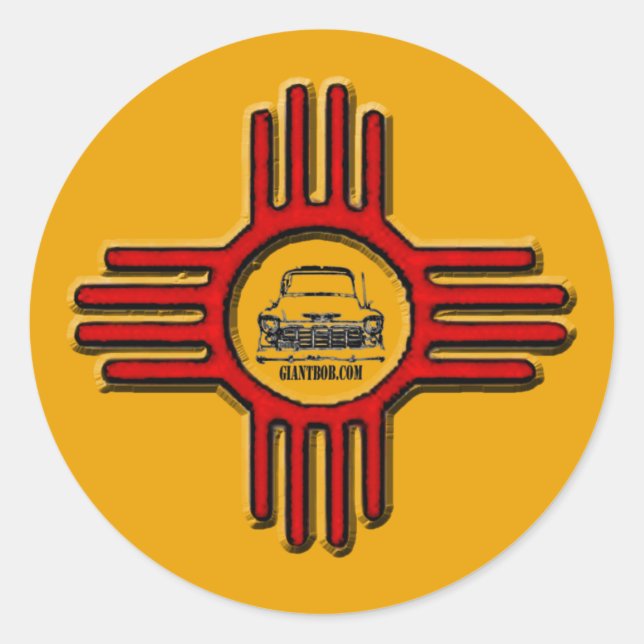 Rond Sticker Zia Bob Round (Devant)