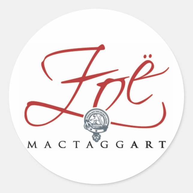 Rond Sticker Zoë MacTaggart (Devant)