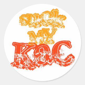 Rond Suck My KaC Sticker (6 pièces)
