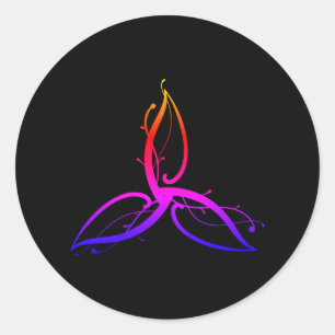 Rond Symbole Triquetra Odin Norse Wicca Sticker