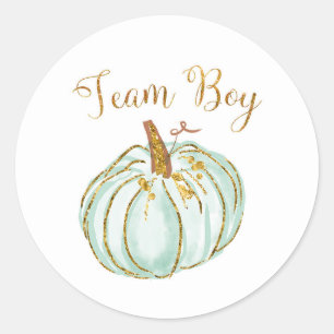 Rond Team Boy Pastel Citrouille Genre Reveillez sticker