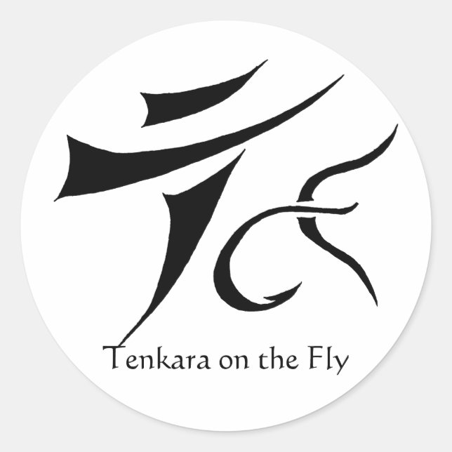 Rond Tenkara sur le Sticker Fly Round (Devant)