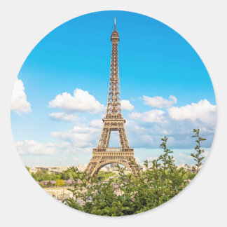 Rond Tour Eiffel dans le Sticker des nuages