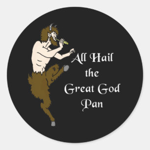 Rond Tous Hail The Great God Pan Sticker