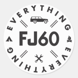 Rond Tout Sticker FJ60
