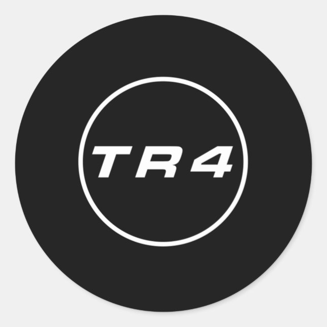 Rond TR4 Sticker sw (Devant)