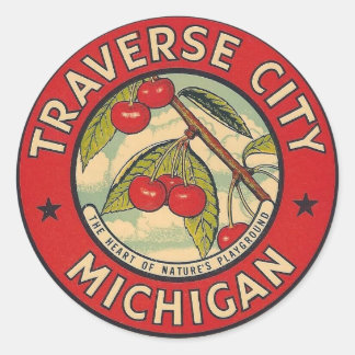 Rond Traverse City, Michigan - Sticker