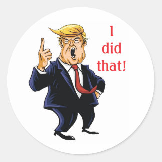 Rond Trump I did that sticker