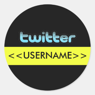 Rond Twitter twit twit Sticker