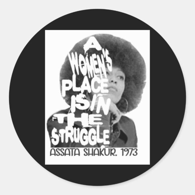 Rond Un Sticker Ata Shakur pour femmes (Devant)