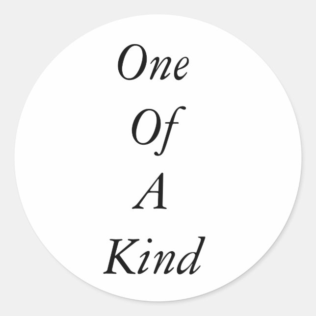 Rond Un Sticker De Type (Devant)