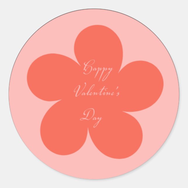 Rond Valentine day  sticker (Devant)