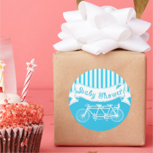 Rond Vélo vintage pour trois bébés Sticker de douche ga