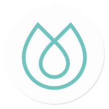 Vie Marques activées Blanc Classic Round Sticker