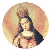 Virgin Mary Regina Caeli Sticker