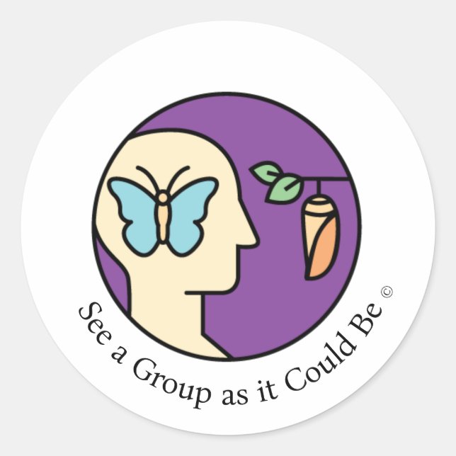 Rond Voir un Sticker de groupe (Devant)